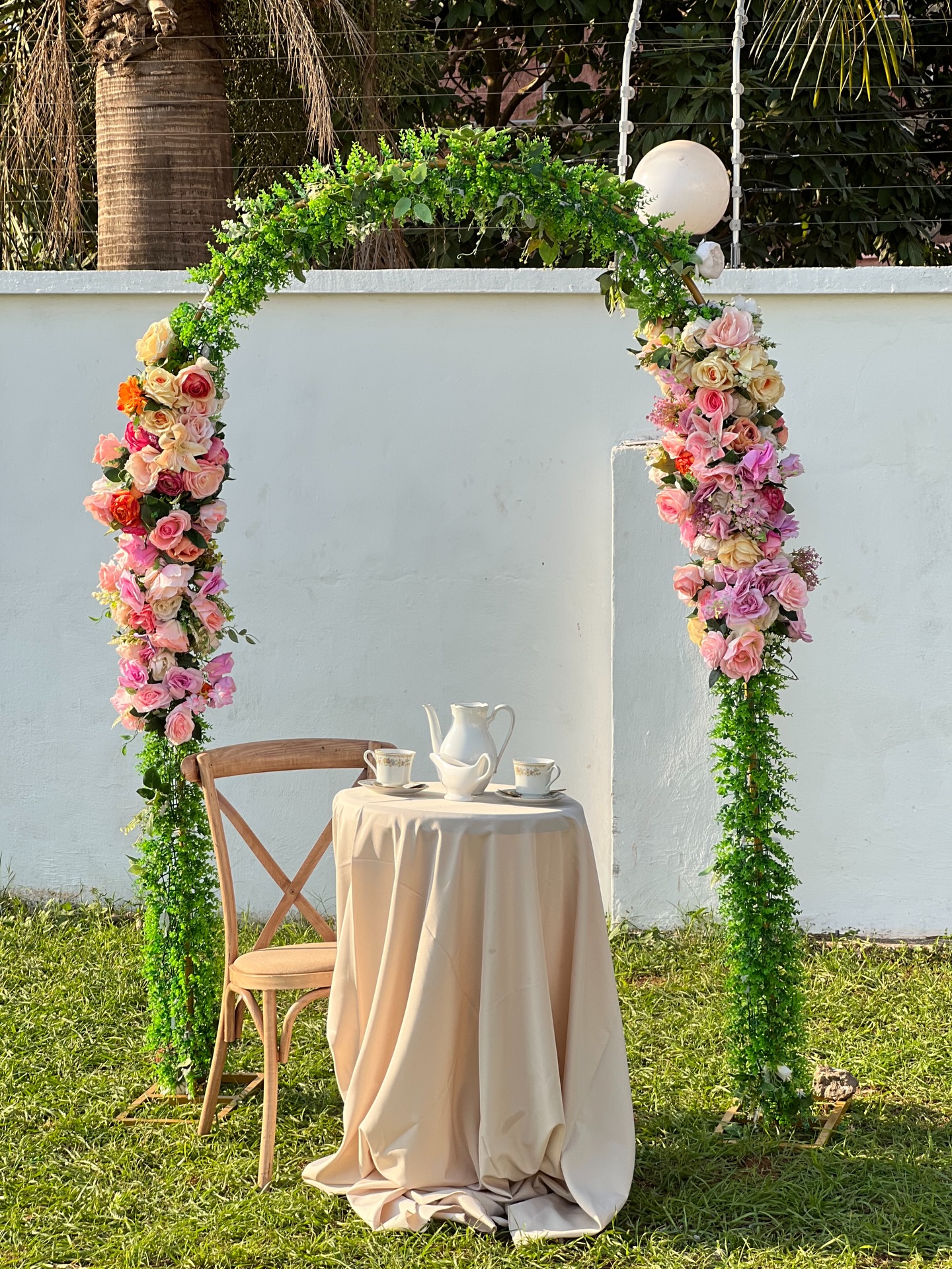 wedding ceremony event decor by Bisona Fombutu Yaoundé Cameroon